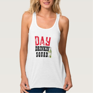 Custom Wine Drink Tanks - Funny Squad Party T-Shir