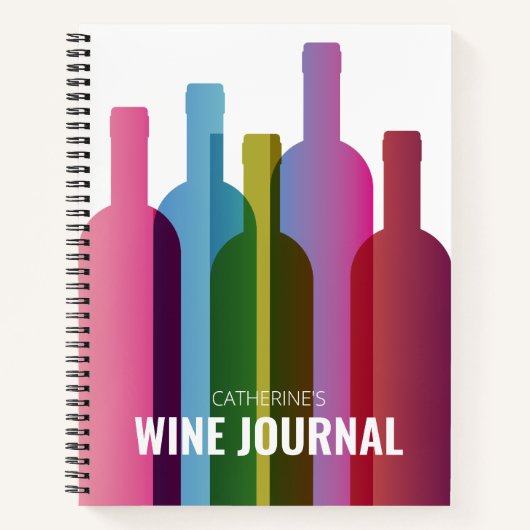 Custom Wine Journal Notizblock (Vorderseite)
