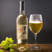 Custom Wine Label Cheers Hexen Halloween Weinetikett