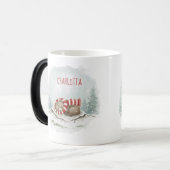 Custom Winter Bear Mug – Sleeping Animal Design Verwandlungstasse (Vorderseite Links)