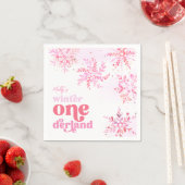 Custom Winter Onederland Paper Party Napkins Serviette (Beispiel)
