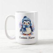 Custom Winter Penguin Kaffeetasse (Links)