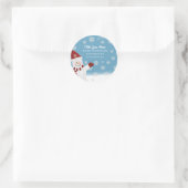 Custom Winter Snowman Stickers (Tasche)