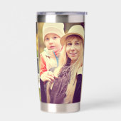 Custom Wir Liebe Sie Mommy 5 FotoCollage Thermobecher (Links)
