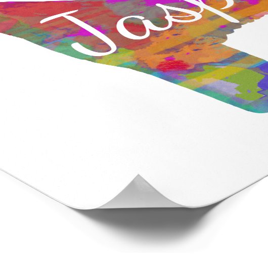 Custom Wire Fox Terrier Wall Art Print Poster (Ecke)