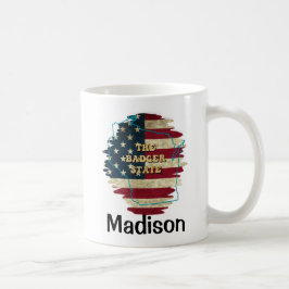 Custom Wisconsin Staat Kaffeemaschine Tasse