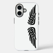 Custom with eagle wing iPhone 16 Case (Rückseite)