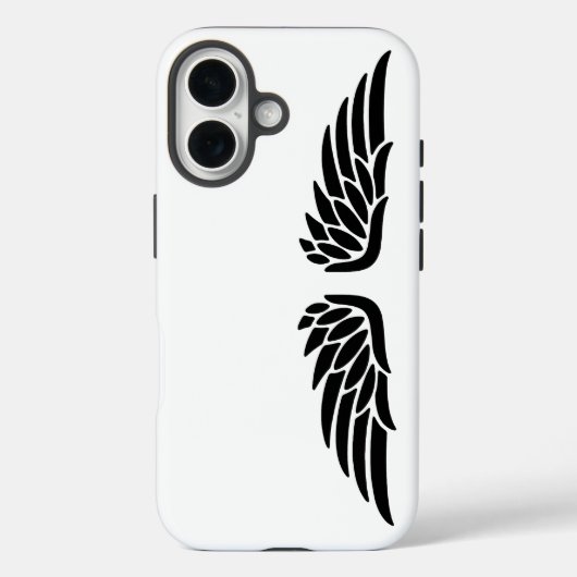 Custom with eagle wing iPhone 16 Case (Rückseite)