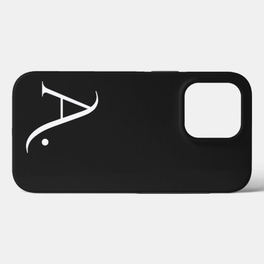 Custom with Initial Name Case-Mate iPhone Hülle (Rückseite (Horizontal))