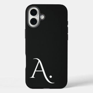Custom with Initial Name iPhone 16 Plus Hülle