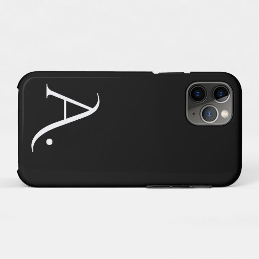 Custom with Initial Name Case-Mate iPhone Hülle (Rückseite (Horizontal))