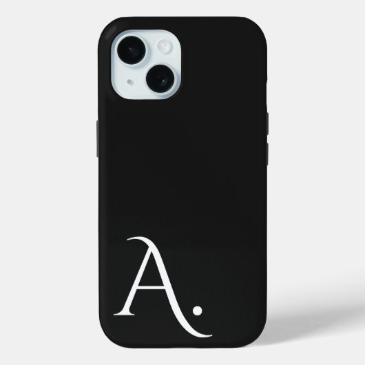 Custom with Initial Name Case-Mate iPhone Hülle (Rückseite)