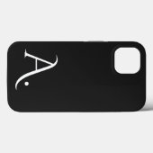 Custom with Initial Name Case-Mate iPhone Hülle (Rückseite (Horizontal))