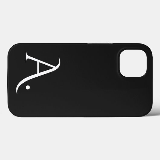 Custom with Initial Name Case-Mate iPhone Hülle (Rückseite (Horizontal))