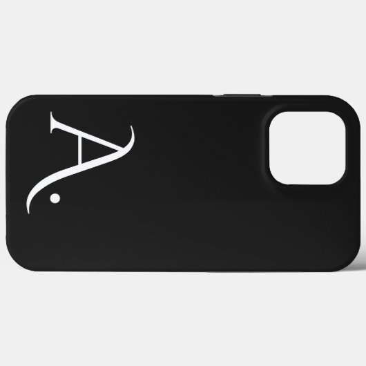 Custom with Initial Name Case-Mate iPhone Hülle (Rückseite (Horizontal))