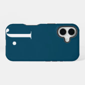 Custom with Initial Name iPhone 16 Hülle (Rückseite (Horizontal))