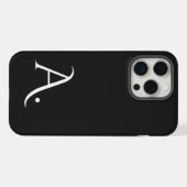 Custom with Initial Name iPhone Hülle (Rückseite (Horizontal))
