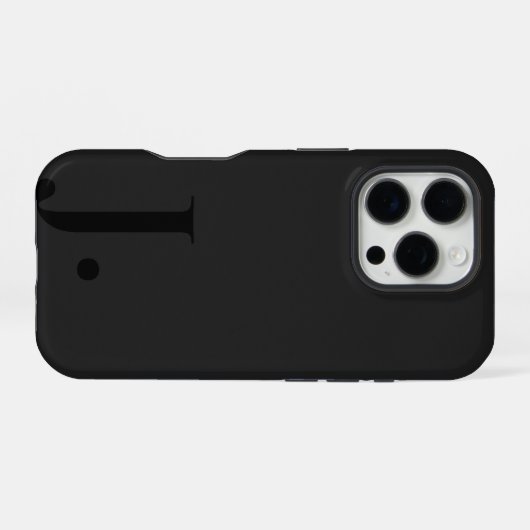 Custom with Initial Name iPhone Hülle (Rückseite (Horizontal))