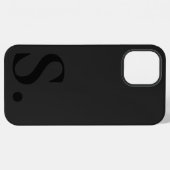 Custom with Initial Name iPhone Hülle (Rückseite (Horizontal))