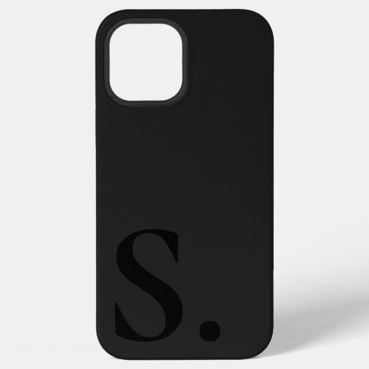 Custom with Initial Name iPhone Hülle (Rückseite)