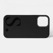 Custom with Initial Name iPhone Hülle (Rückseite (Horizontal))