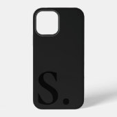 Custom with Initial Name iPhone Hülle (Rückseite)