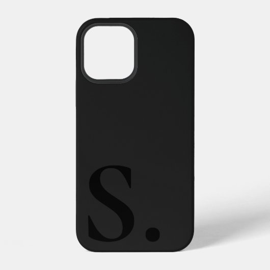 Custom with Initial Name iPhone Hülle (Rückseite)