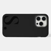 Custom with Initial Name iPhone Hülle (Rückseite (Horizontal))
