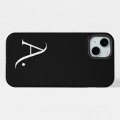 Custom with Initial Name iPhone Hülle (Rückseite (Horizontal))