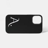 Custom with Initial Name iPhone Hülle (Rückseite (Horizontal))
