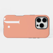 Custom with Initial Name iPhone Hülle (Rückseite (Horizontal))