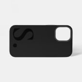 Custom with Initial Name iPhone Hülle (Rückseite (Horizontal))