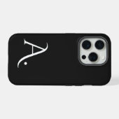 Custom with Initial Name iPhone Hülle (Rückseite (Horizontal))