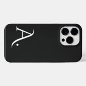 Custom with Initial Name iPhone Hülle (Rückseite (Horizontal))