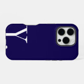 Custom with Initial Name iPhone Hülle (Rückseite (Horizontal))