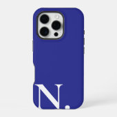 Custom with Initial Name iPhone Hülle (Rückseite)
