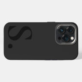 Custom with Initial Name iPhone Hülle (Rückseite (Horizontal))