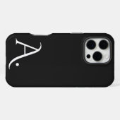 Custom with Initial Name iPhone Hülle (Rückseite (Horizontal))