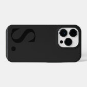 Custom with Initial Name iPhone Hülle (Rückseite (Horizontal))