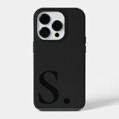 Custom with Initial Name iPhone Hülle (Rückseite)