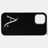 Custom with Initial Name iPhone Hülle (Rückseite (Horizontal))