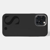 Custom with Initial Name iPhone Hülle (Rückseite (Horizontal))