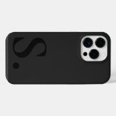 Custom with Initial Name iPhone Hülle (Rückseite (Horizontal))