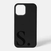 Custom with Initial Name iPhone Hülle (Rückseite)