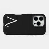 Custom with Initial Name iPhone Hülle (Rückseite (Horizontal))