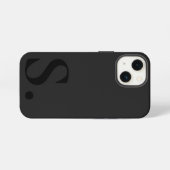 Custom with Initial Name iPhone Hülle (Rückseite (Horizontal))
