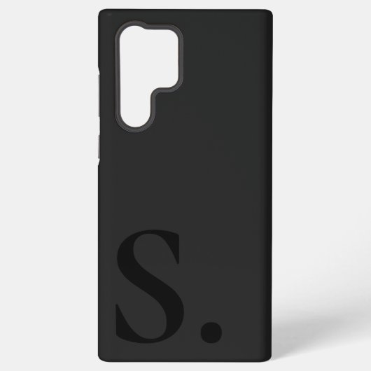 Custom with Initial Name Samsung Galaxy Hülle (Rückseite)