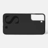 Custom with Initial Name Samsung Galaxy Hülle (Rückseite (Horizontal))