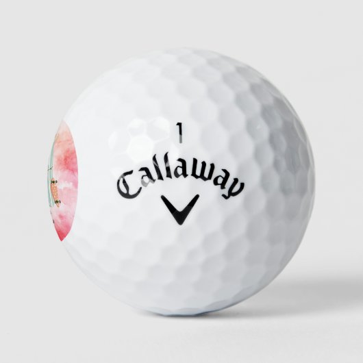 Custom Womans Best Friend Golfball (Logo)