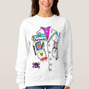 Custom Women Mad Scientist Halloween Labrador Coat Sweatshirt